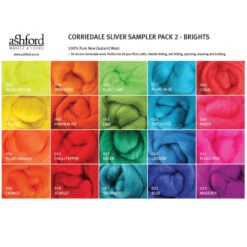 Corriedale Wool Felting Sample Pack 7 Corriedale Wool Felting Sample Pack -Alexandra Sales Store ASH FSP2c 71000.1699028105