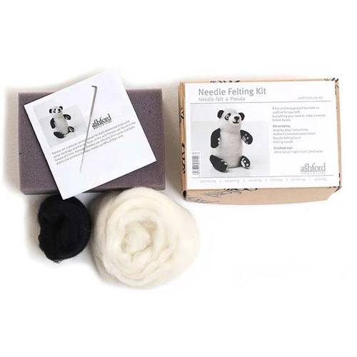 Ashford Needle Felting Kit - Panda 2 Ashford Needle Felting Kit - Panda - Image 2