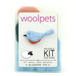 WoolPets Needle Felting Kit - Bluebird Pin