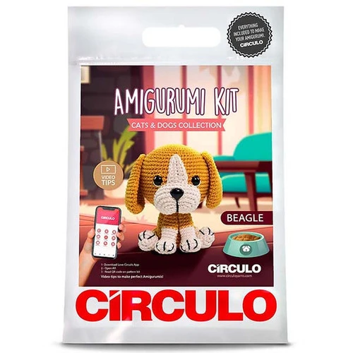 Circulo Amigurumi Kit - Beagle 1 Circulo Amigurumi Kit - Beagle