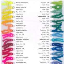 Washfast Acid Dyes Color Card