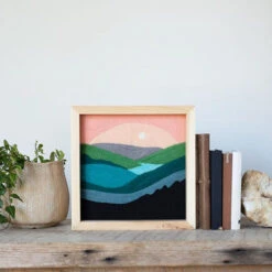 Coloring With Wool Needle Felting Kit - Moonlit Mountains -Alexandra Sales Store FSS CWW 13b 28089.1692024858