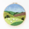 Painting With Wool Needle Felting Kit - Grazing Sheep
