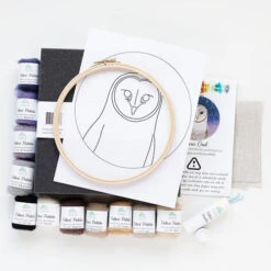 Painting With Wool Needle Felting Kit - Dani Ives' Barn Owl -Alexandra Sales Store FSS KIT11b 56313.1683230865