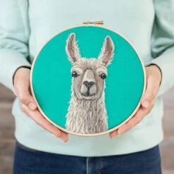 Painting With Wool Needle Felting Kit - Dani Ives' Llama