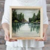Painting With Wool Needle Felting Kit - Lake Reflections