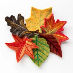 Sculpting With Wool Needle Felting Kit - Fall Leaves