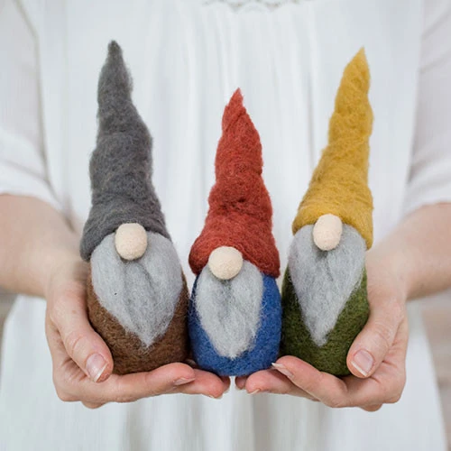 Sculpting With Wool Needle Felting Kit - Gnomes 2 Sculpting With Wool Needle Felting Kit - Gnomes - Image 2