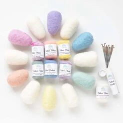 Sculpting With Wool Needle Felting Kit - Easter Egg Party -Alexandra Sales Store FSS SWW 22d 68848.1674225355