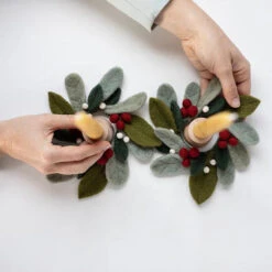 Sculpting With Wool Needle Felting Kit - Festive Candle Rings -Alexandra Sales Store FSS SWW 24b 87654.1688663088