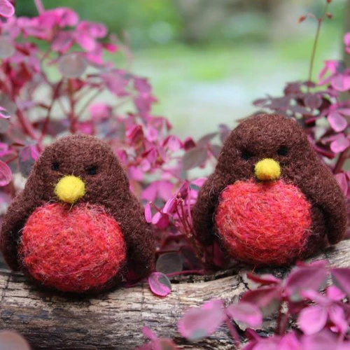 Going Gnome Felting Kit - Robins 1 Going Gnome Felting Kit - Robins
