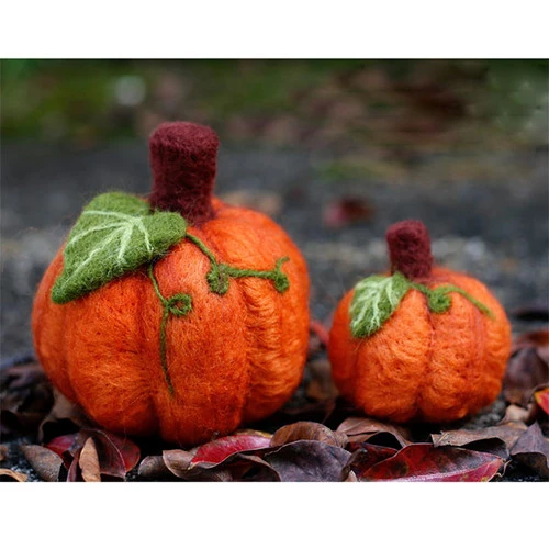 Kromski Needle Felting Kit - Pumpkin 2 Kromski Needle Felting Kit - Pumpkin - Image 2
