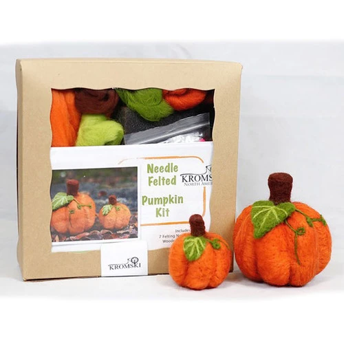 Kromski Needle Felting Kit - Pumpkin 1 Kromski Needle Felting Kit - Pumpkin