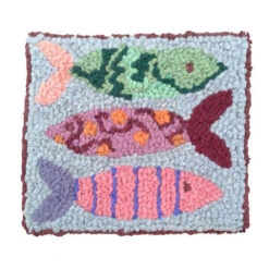 Beginner Rug Hooking Kit - Fishies
