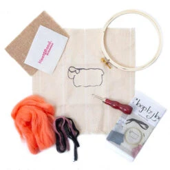 No Sew Wool Ornament Kit - Sheep -Alexandra Sales Store LBL KIT 016c 27267.1680794143