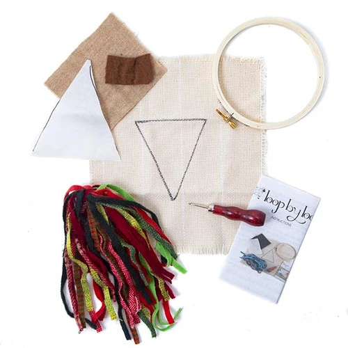 No Sew Wool Ornament Kit - Christmas Tree 3 No Sew Wool Ornament Kit - Christmas Tree - Image 3