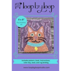 Beginner Rug Hooking Kit - Orange Cat -Alexandra Sales Store LBL KIT 020b 71536.1686328331