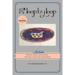Beginning Rug Hooking Kit - Oval Sheep -Alexandra Sales Store LBL KIT 022b 00356.1686334334