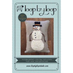 Pillow Rug Hooking Kit - Happy Snowman -Alexandra Sales Store LBL PIL 004 94402.1643922258