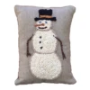 Pillow Rug Hooking Kit - Happy Snowman