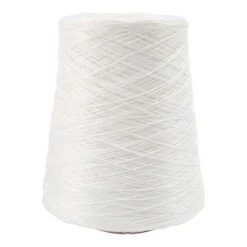 Mercerized Egyptian Perle Bleached Cotton Yarn - 16/2