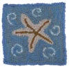 Beginner Rug Hooking Kit - Star Fish
