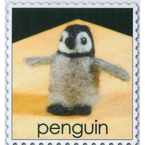 WoolPets Needle Felting Kit - Penguin 1 WoolPets Needle Felting Kit - Penguin