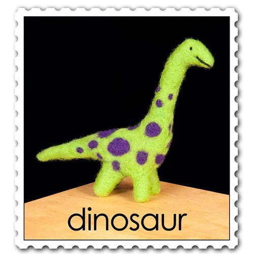 WoolPets Needle Felting Kit - Dinosaur 1 WoolPets Needle Felting Kit - Dinosaur