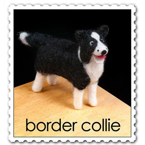 WoolPets Needle Felting Kit - Border Collie 1 WoolPets Needle Felting Kit - Border Collie
