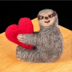 WoolPets Needle Felting Kit - Sloth