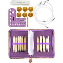 CarryC Interchangeable Bamboo Knitting Needle Set -Alexandra Sales Store SPI 072976b 91197.1562262849