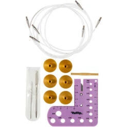 CarryC Interchangeable Bamboo Knitting Needle Set -Alexandra Sales Store SPI 072976c 13305.1552258136