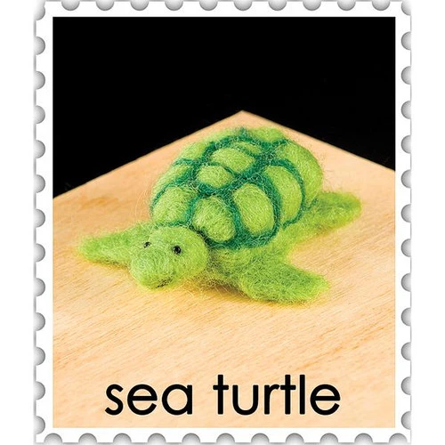 WoolPets Needle Felting Kit - Sea Turtle 1 WoolPets Needle Felting Kit - Sea Turtle