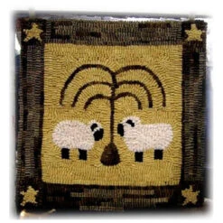 Beginner Rug Hooking Kit - Sheep Under Willow