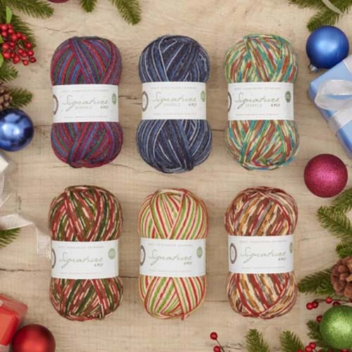 Signature 4-Ply Christmas Sock Yarn 1 Signature 4-Ply Christmas Sock Yarn