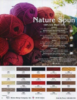 Brown Sheep Nature Spun Fingering Weight Yarn -Alexandra Sales Store bro nsf 2 61196.1543861299