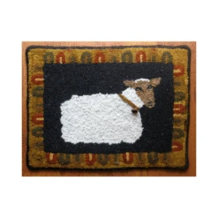 Primitive Sheep Rug Hooking Kit