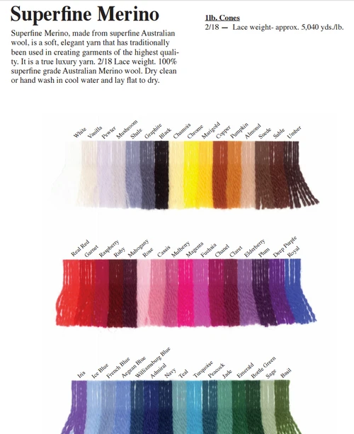 Jaggerspun Superfine Merino 2/18 Yarn 2 Jaggerspun Superfine Merino 2/18 Yarn - Image 2